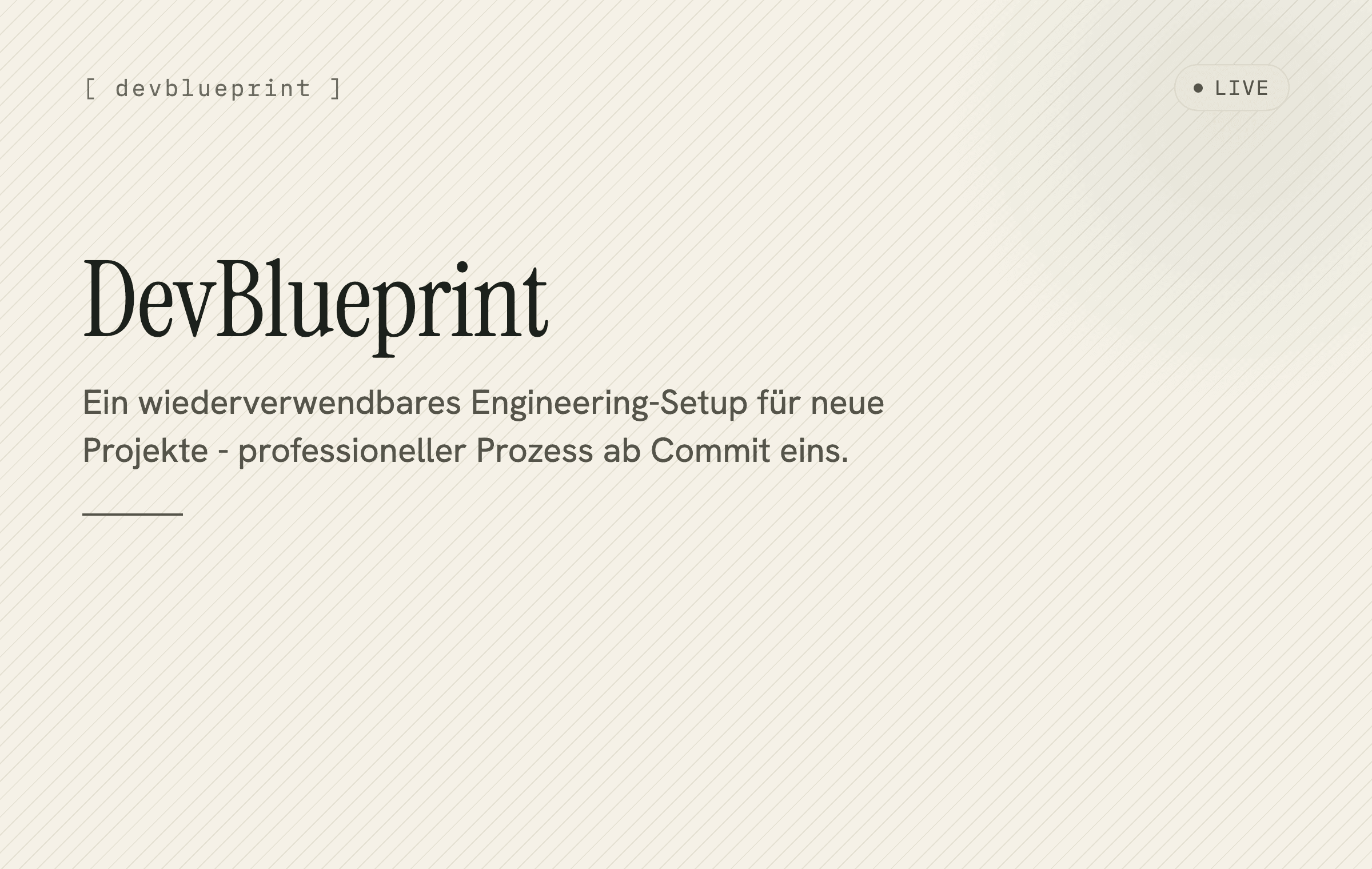 Preview of DevBlueprint